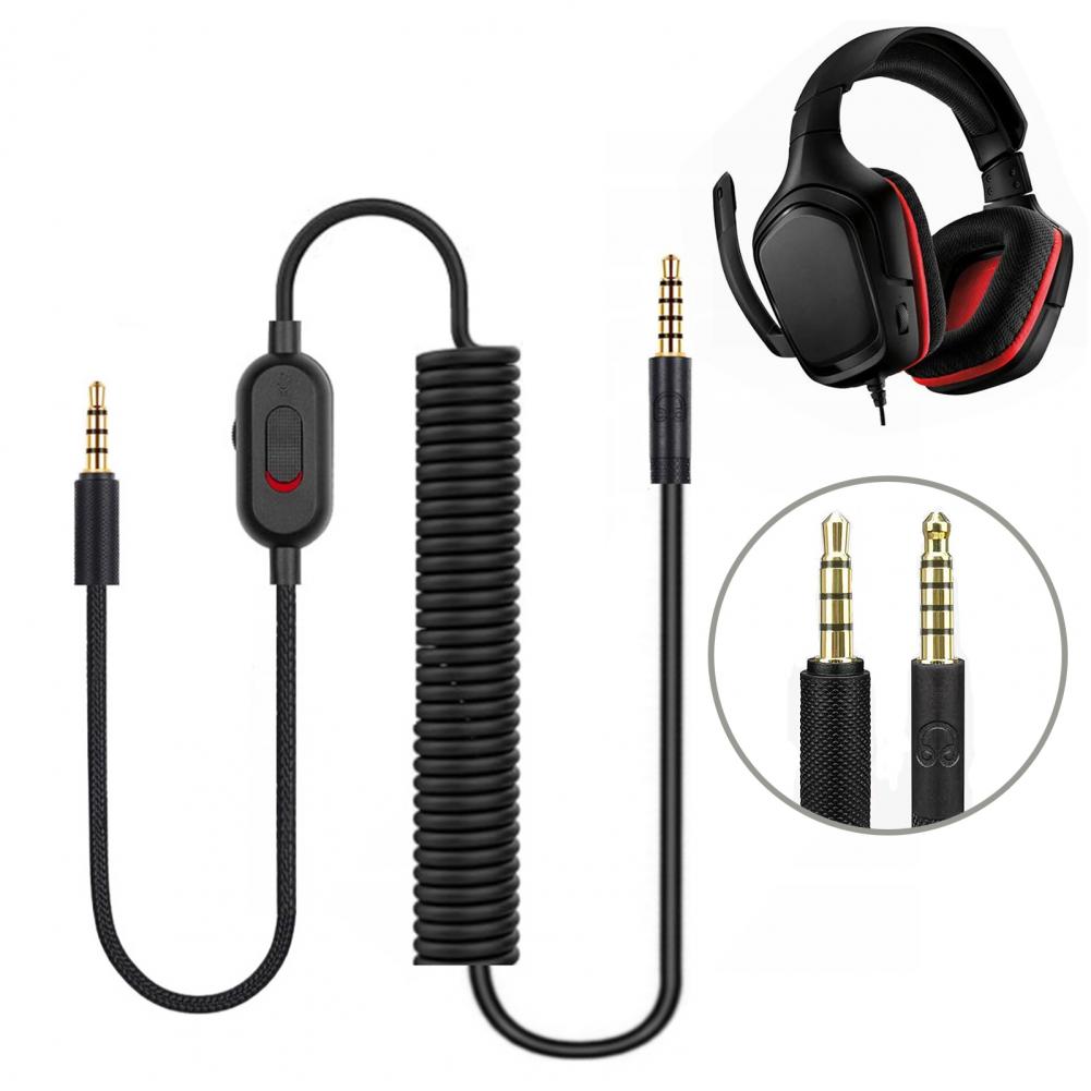Pc Gaming Apple - Kopfhörer-Audiokabel 2m mit Stummschaltung und Lautstärkeregelung