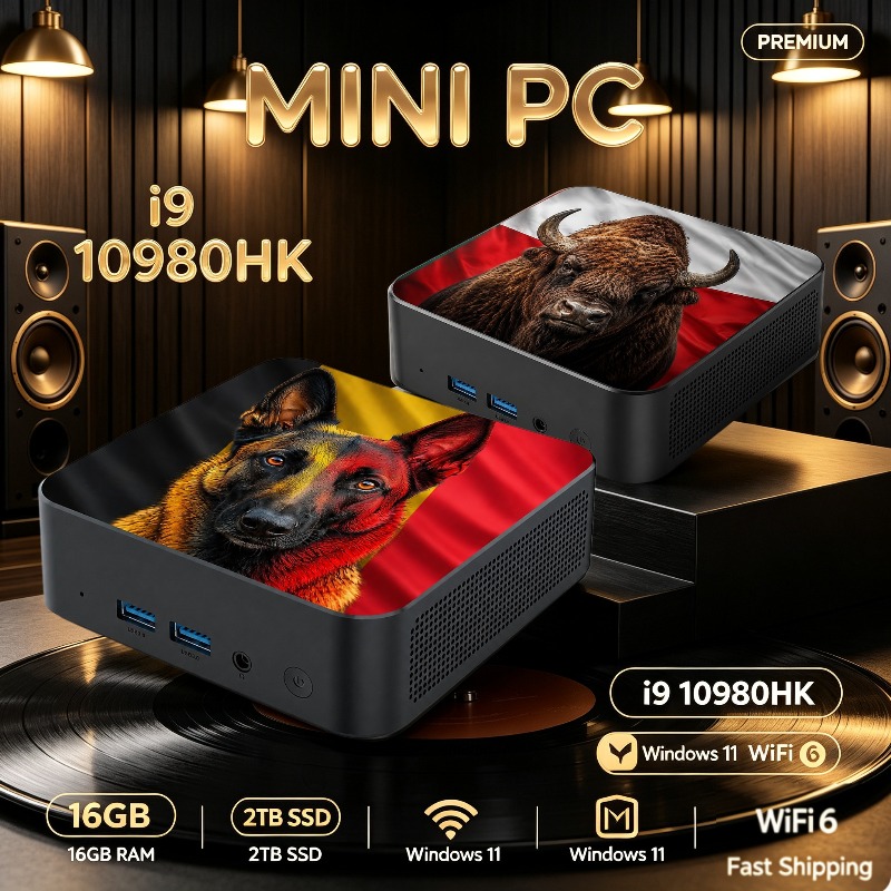 Pc Gaming Mini - Intel Core i9 10980HK Kleiner Desktop-Gaming-Computer