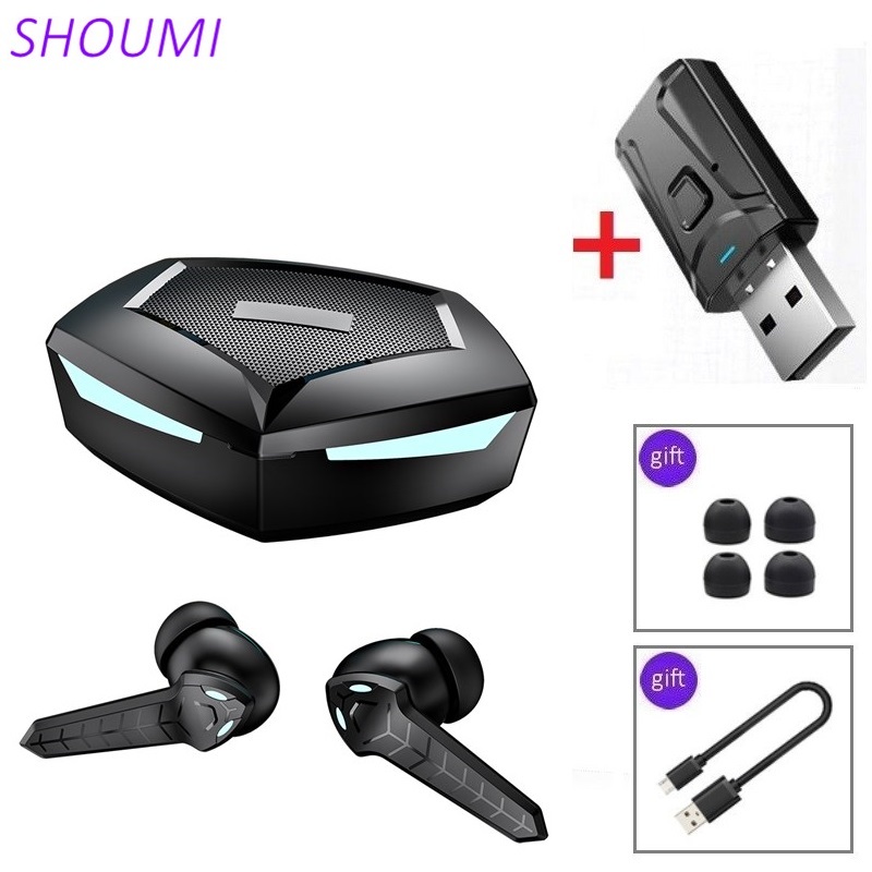 Pc Gaming Apple - Shoumi TWS Gaming-Ohrhörer, kabelloses Game-Headset mit