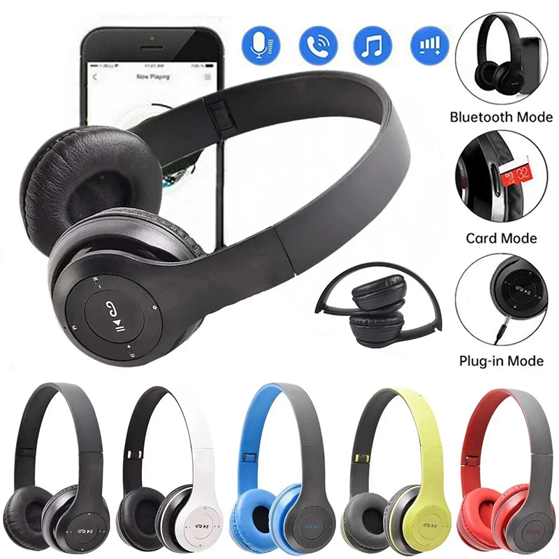 Pc Gaming Earphones - Bluetooth-Headset, kabellose Kopfhörer über dem Ohr,