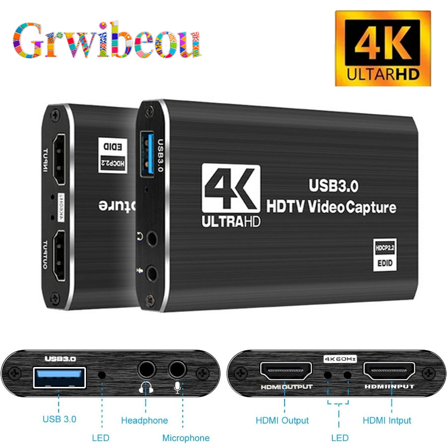 Pc Gaming Games - 4K USB 3,0 Video Capture Karte