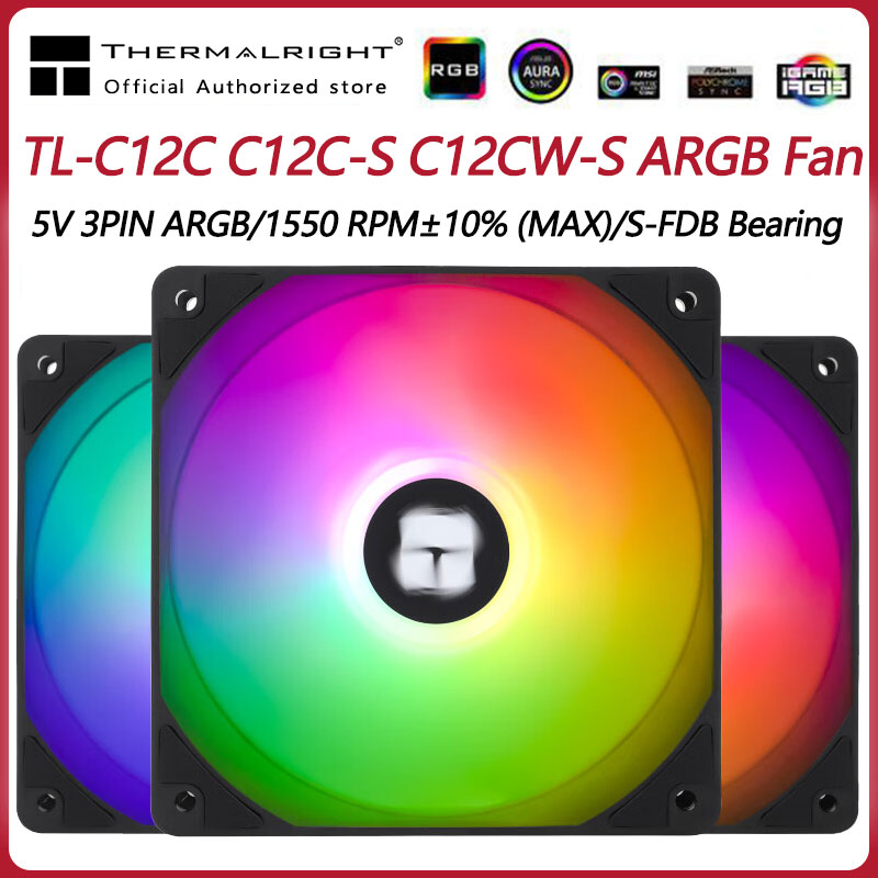 Pc Case Fan - Thermalright TL-C12C 3-in-1 120-mm-Lüfter, 5 V
