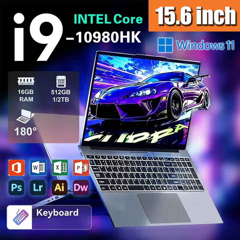 Pc Gaming New - Robuster 15,6-Zoll-Laptop mit Intel N95, Windows