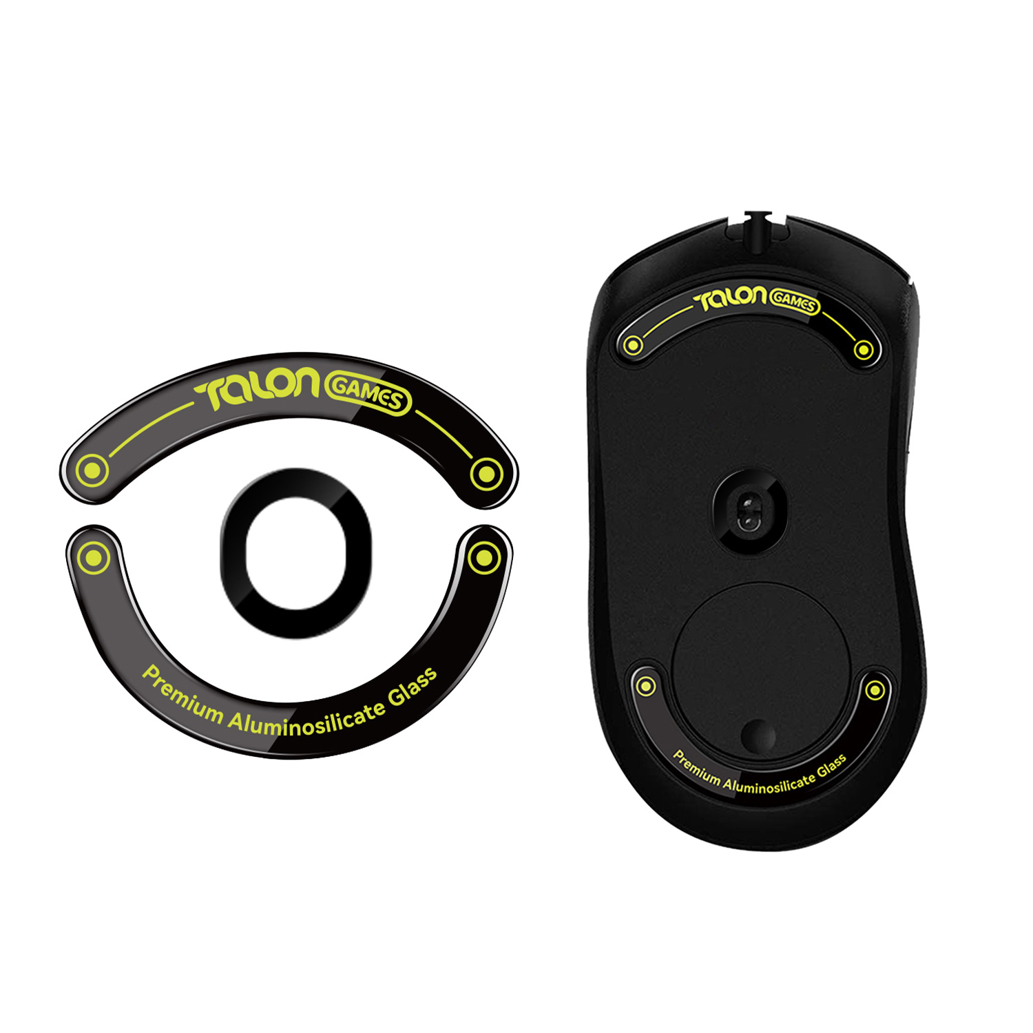 Wireless Gaming Mouse - TALONGAMES Glas-Mausfüße, kompatibel mit Logitech G403