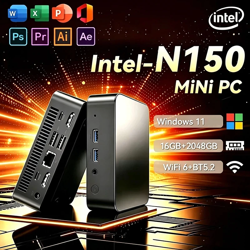 Pc Gaming Ram 32Gb - NEUER Mini-PC Windows 11 Intel N150