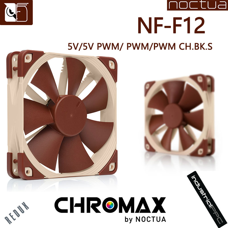 Pc Case Fan - Noctua NF-F12 Computergehäuselüfter, 120 mm, PWM-Dämpfung,