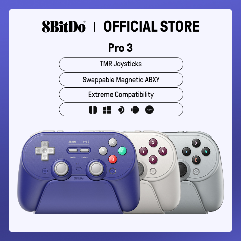 Pc Gaming Apple - 8BitDo Pro 3 Kabelloser Gaming-Controller für