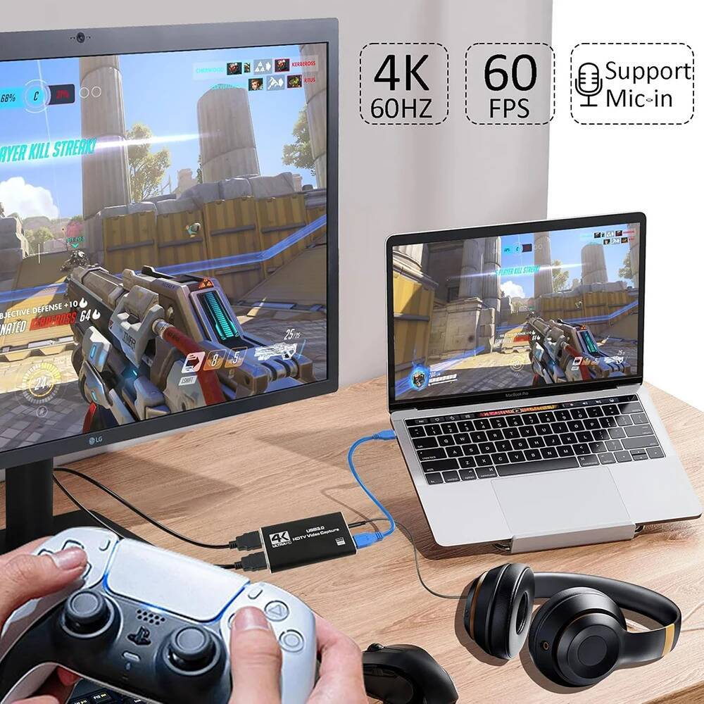 4K HDMI-kompatibel zu USB 3.0  – Pc Gaming Games Bewertung und Preis