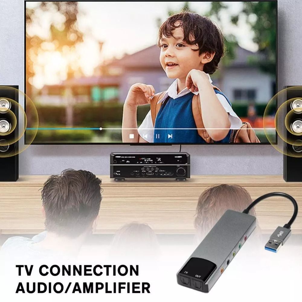 Neue USB-Soundkarte 7.1 5.1 Ka – Pc Gaming Games Bewertung und Preis
