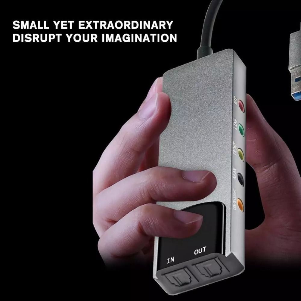 Neue USB-Soundkarte 7.1 5.1 Ka – Pc Gaming Games Bewertung und Preis