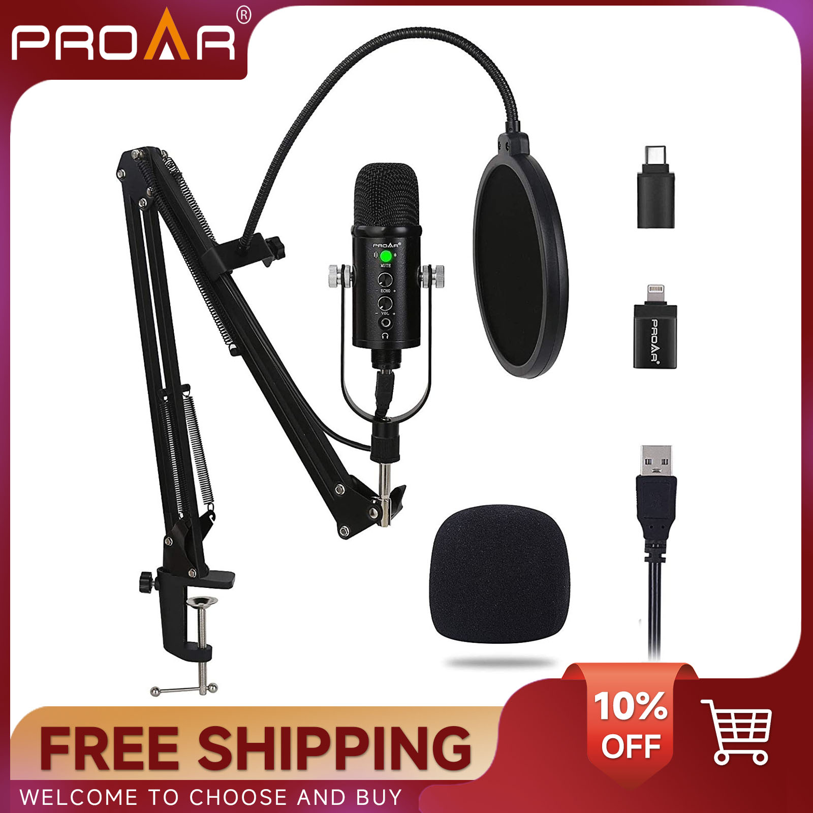 BM86 USB-Kondensatormikrofon P – Pc Gaming Youtubers Bewertung und Preis