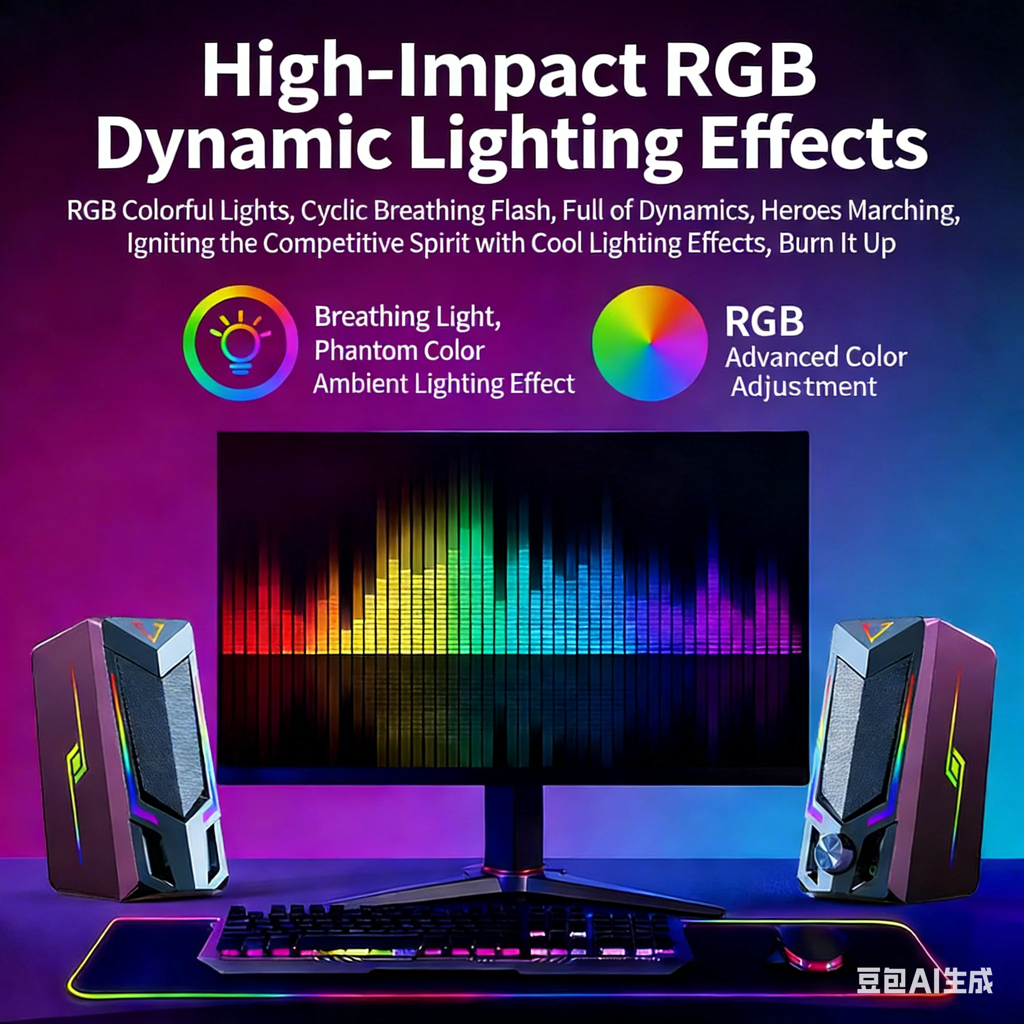 Desktop-RGB-Gaming-Lautspreche – Pc Gaming Apple Bewertung und Preis