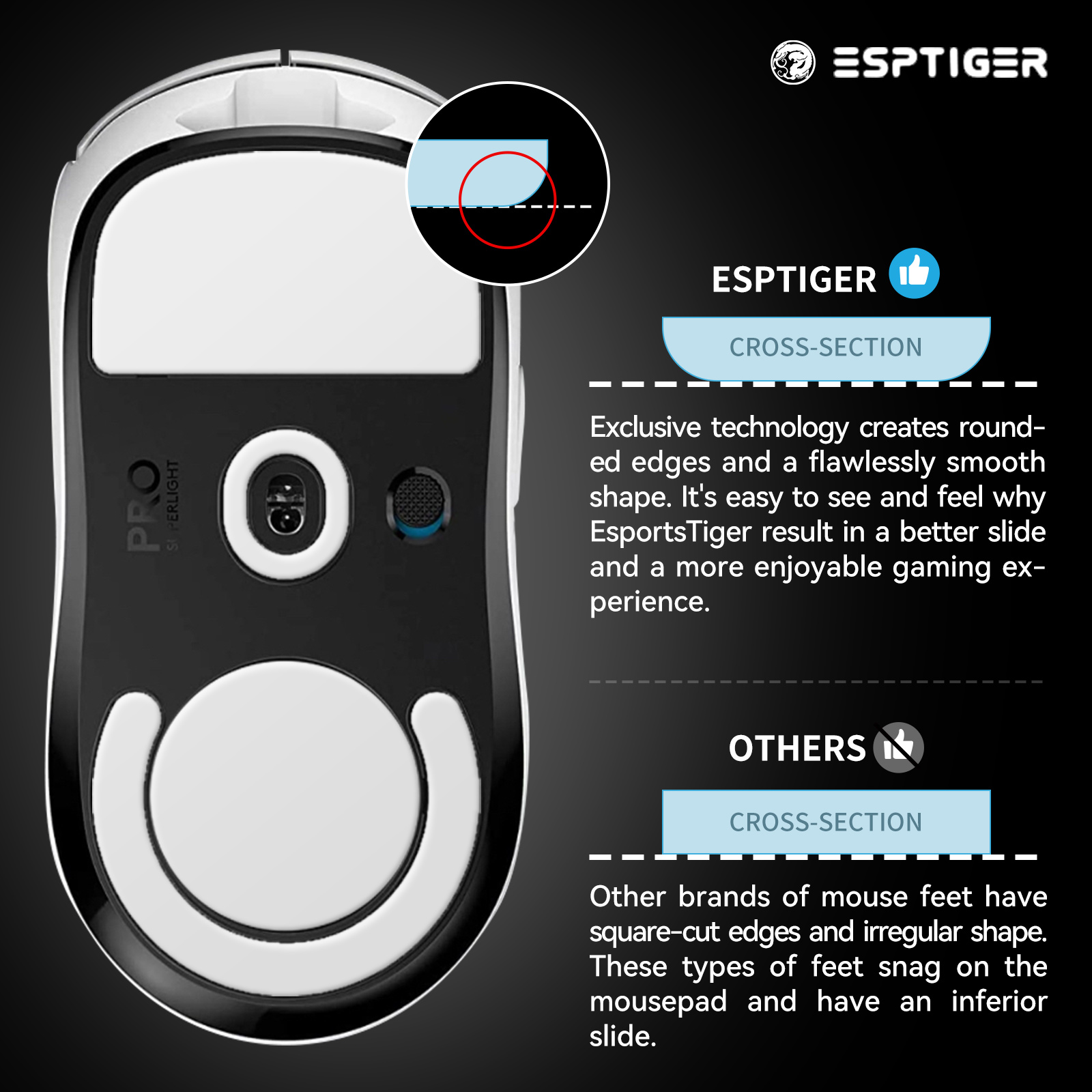 1 Packung EspTiger ICE V2 Gami – Wireless Gaming Mouse Bewertung und Preis