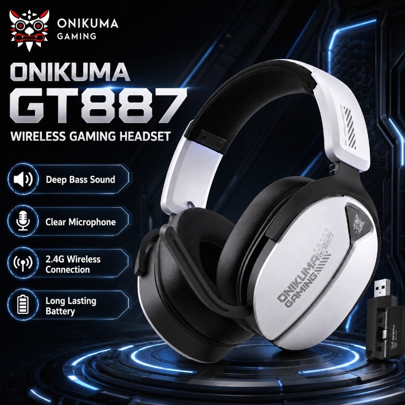 ONIKUMA GT887 Kabelloses Gamin – Pc Gaming Apple Bewertung und Preis