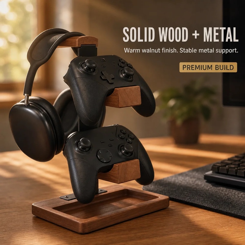 Hölzerner Kopfhörerständer Gam – Pc Gaming Earphones Bewertung und Preis