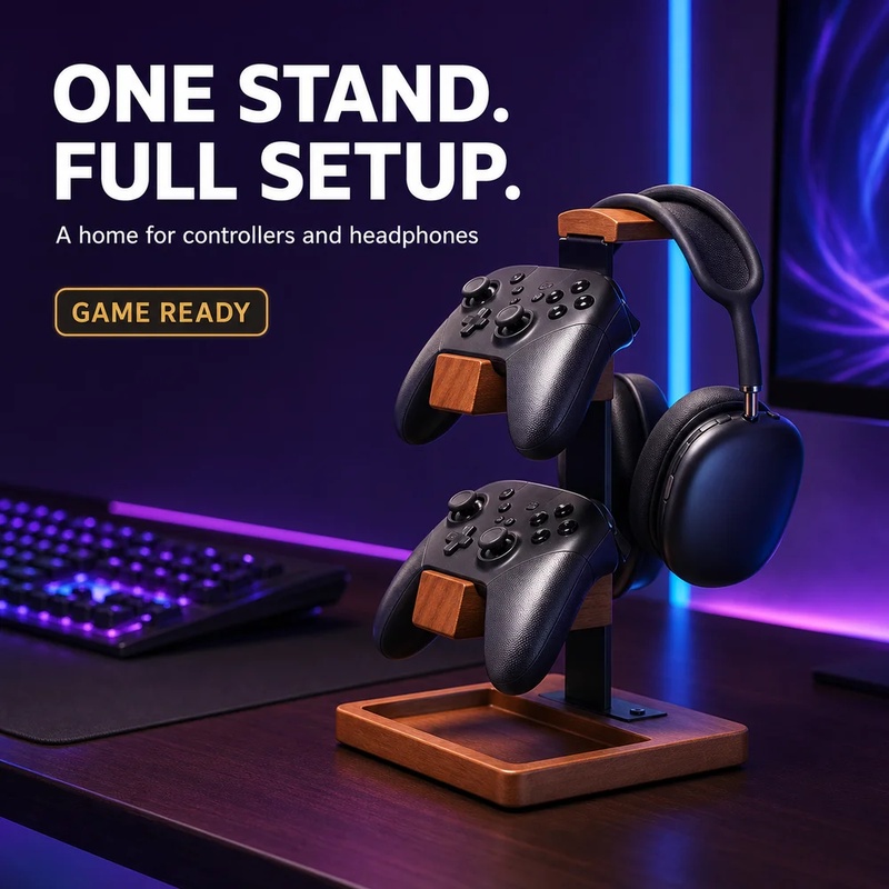Hölzerner Kopfhörerständer Gam – Pc Gaming Earphones Bewertung und Preis