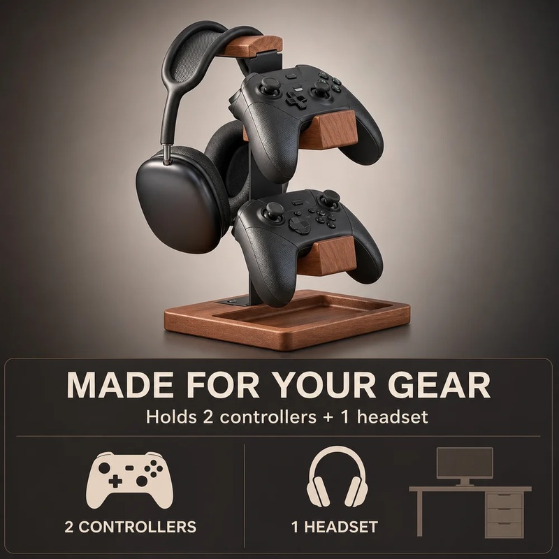Hölzerner Kopfhörerständer Gam – Pc Gaming Earphones Bewertung und Preis