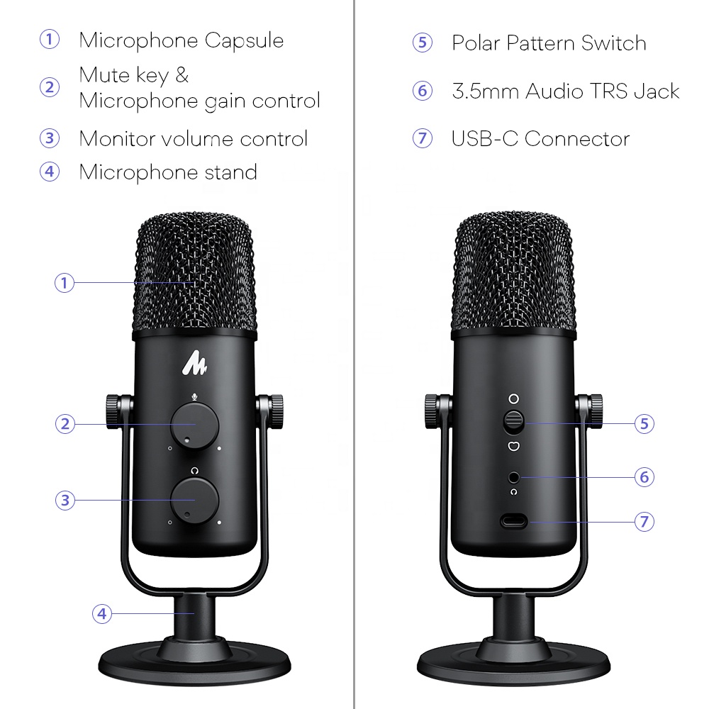 MAONO USB auf Typ-C PC Studio- – Pc Gaming Games Bewertung und Preis