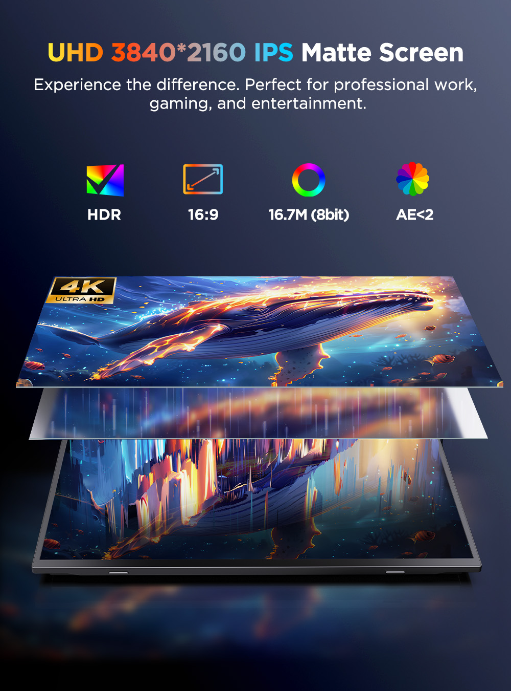 UPERFECT 4K tragbarer Touchscr – Pc Gaming Y60 Bewertung und Preis