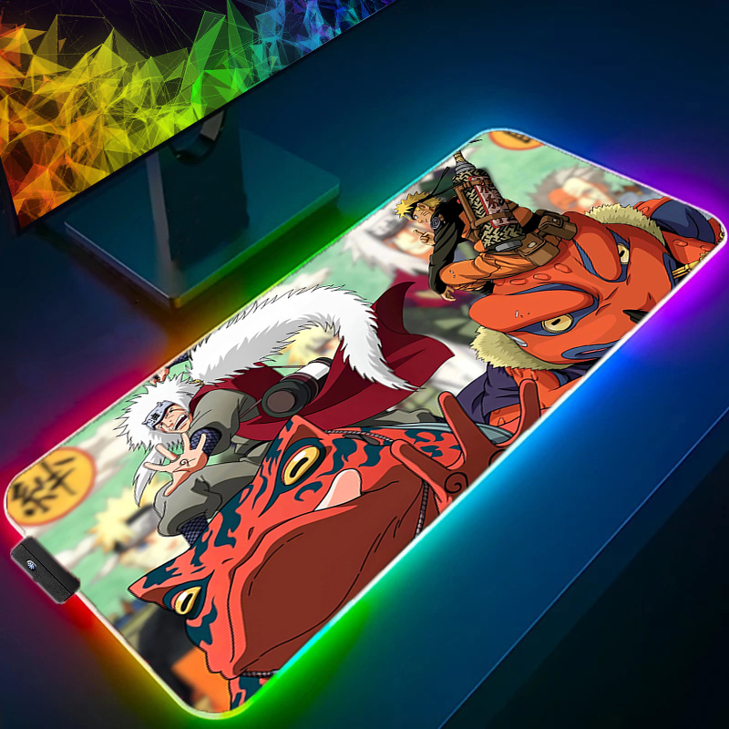 RGB großes E-Sport-Mauspad, gl – Pc Gaming Naruto Bewertung und Preis