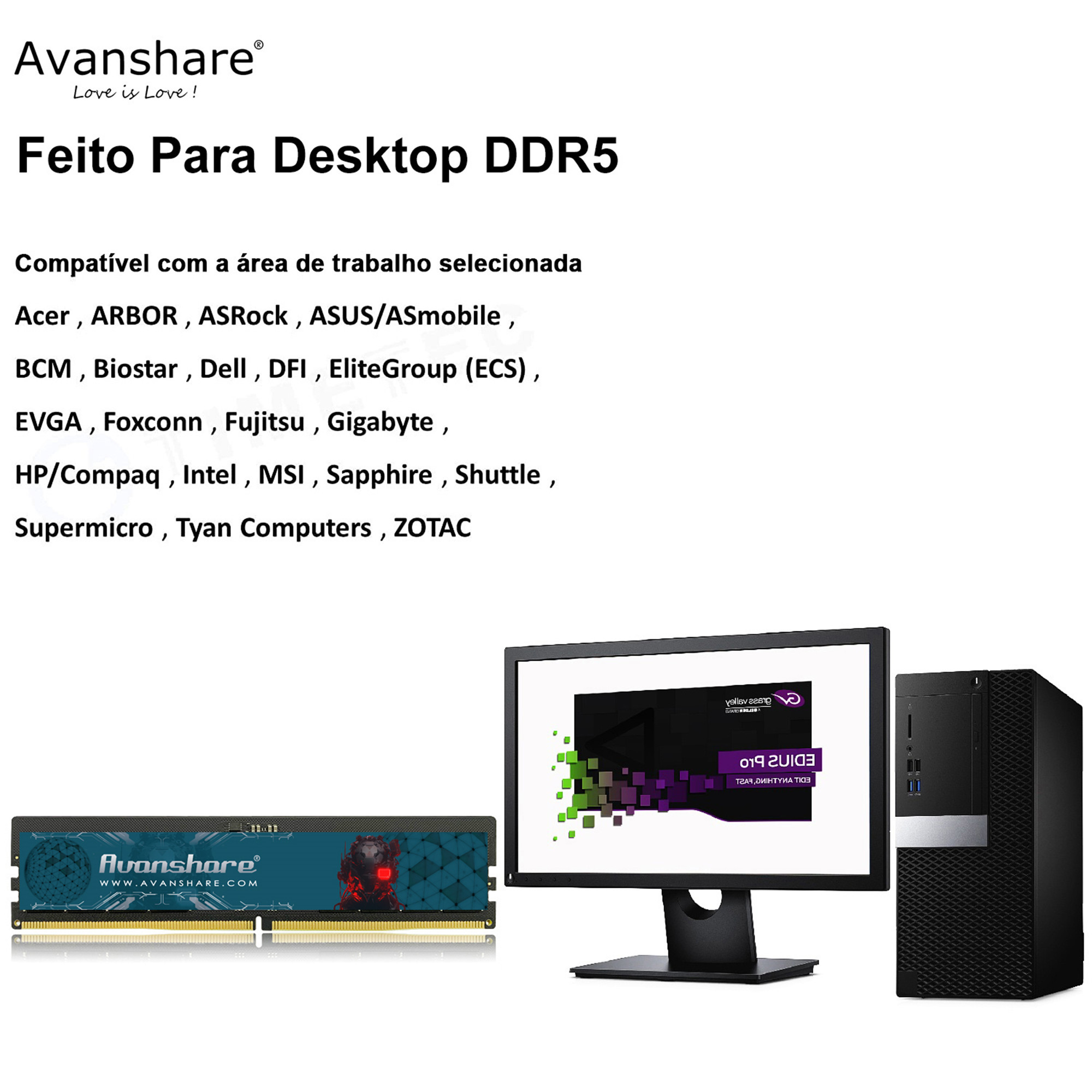 Avanshare Ram Memoria DDR5 DDR – Pc Gaming Samsung Bewertung und Preis