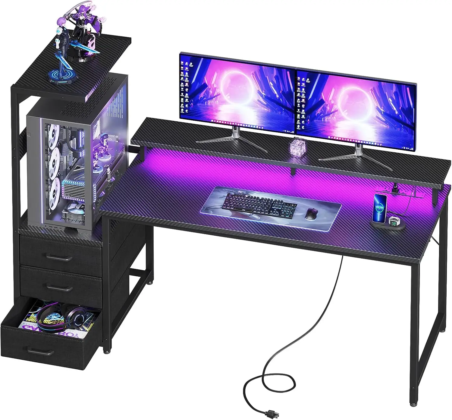 Gaming-Schreibtisch mit PC-Vit – Pc Gaming Y60 Bewertung und Preis